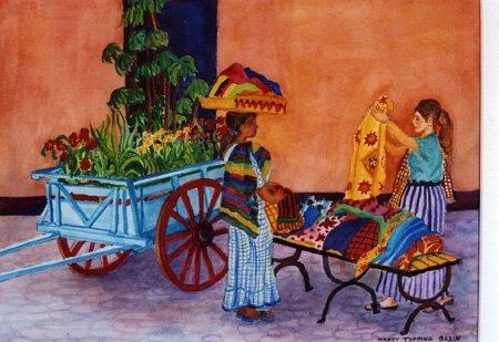 GuatemalanTextileswatercolor